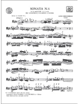 Sonata n. 6 in La magg. G4 e 4b - BOCCHERINI - Partition - Violoncelle